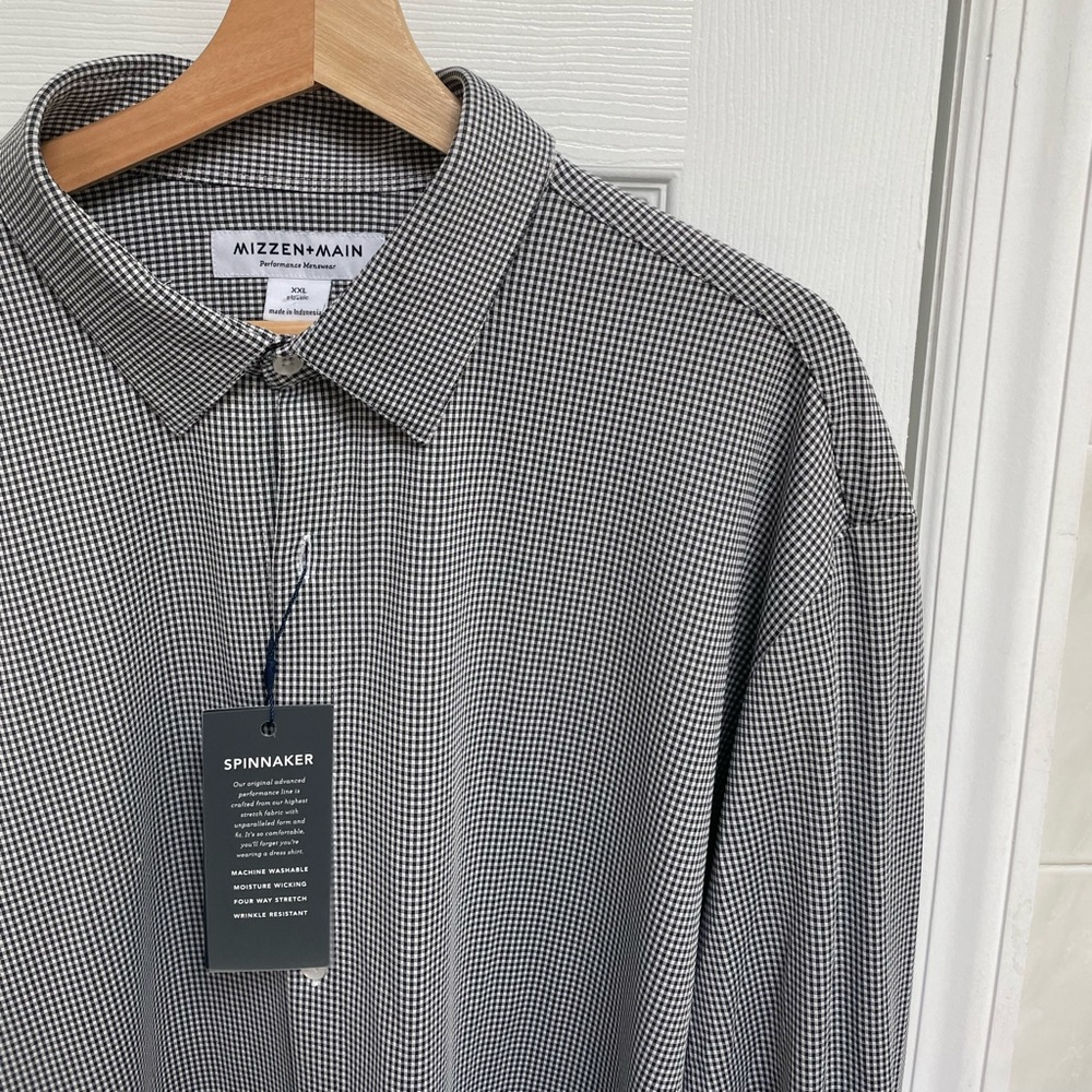 Mizzen + Main Black Checkers NWT